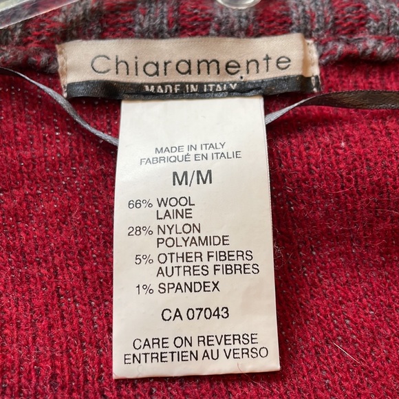 Chiaramente, Made in Italy Wool Blend Sweater Coat - Picture 3 of 3
